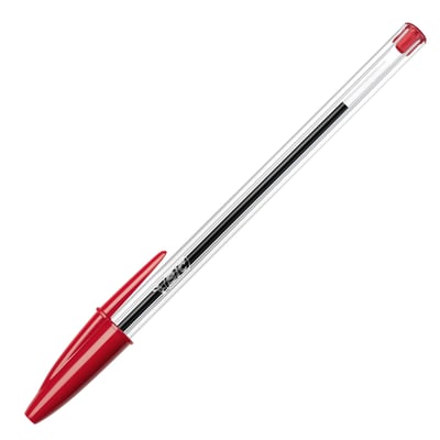 BIC TÜKENMEZ KALEM CRISTAL MEDIUM 50 Lİ KIRMIZI 847899