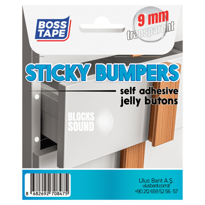 BOSS TAPE DOLAP STOPERİ 9 MM 48 ADET BT-03010