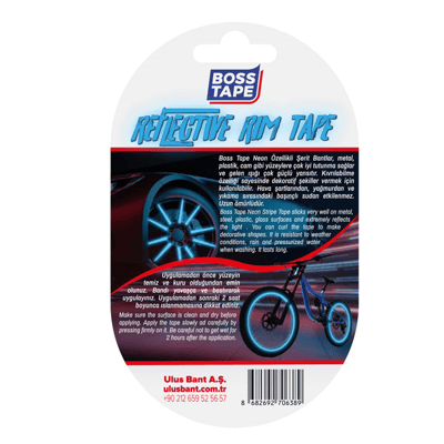 BOSS TAPE NEON JANT BANDI 7 MM x 7M MAVİ BLS. BT-09013