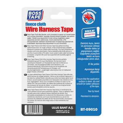 BOSS TAPE ÖZEL BANT BEZ BANT 19 MM x 9.14M BT-09010