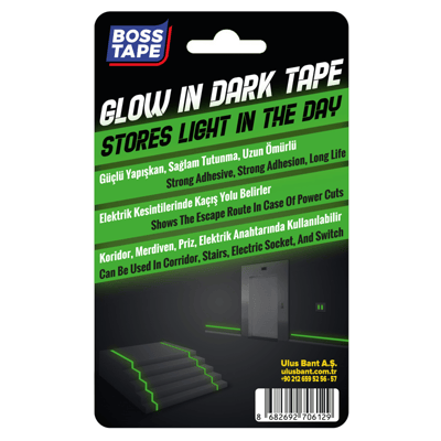 BOSS TAPE ÖZEL BANT FOSFORLU 15 MM x 5M BT-09006