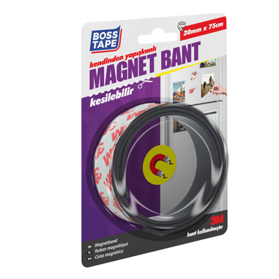 BOSS TAPE ÖZEL BANT MAGNET BANT 20 MM x 75 CM BT-05019