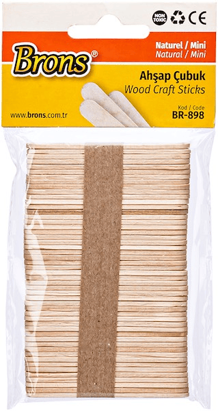 BRONS AHŞAP ÇUBUK NATÜREL MİNİ BR-898