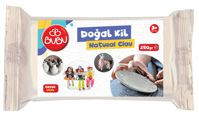 BU-BU DOĞAL KİL BEYAZ 250 GR. BUBU-DK0001