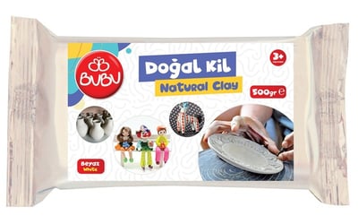 Bu-Bu Doğal Kil (Beyaz, 500 Gr)
