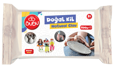BU-BU DOĞAL KİL BEYAZ 500 GR. BUBU-DK0003