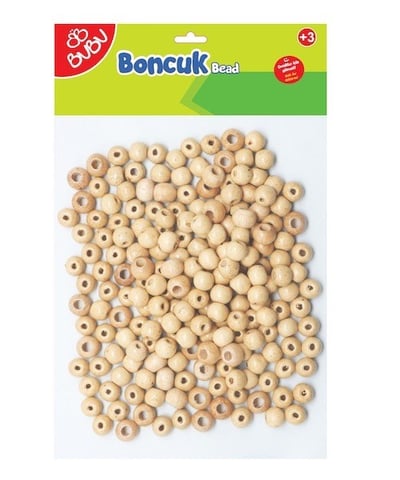 Bu-Bu Yuvarlak Natürel Boncuk Krş. Bubu-Bn0003