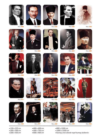 BUKET ATATÜRK POSTERİ 150X225 BKT-143