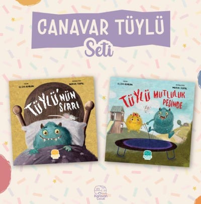 Canavar Tüylü Seti (2 Kitap)