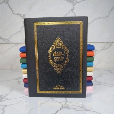 Çanta  Boy Termoderi Kapaklı 128 Sayfa Yasin Siyah