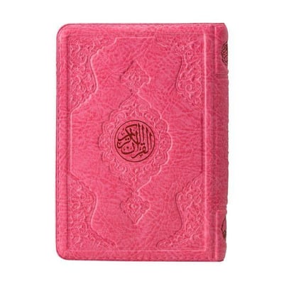 Çanta Boy Kur'an-ı Kerim (Pembe Renk, Kılıflı, Mühürlü)