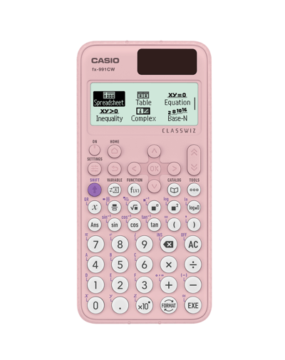 CASIO HESAP MAKİNESİ BİLİMSEL FX-991CW-PK-W-DT PEMBE