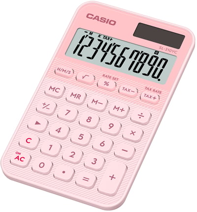 CASIO HESAP MAKİNESİ CEP TİPİ SL-310YC-LP-W-DP
