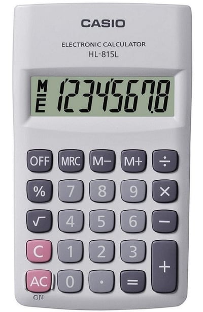 Casıo Hesap Makinesi Hl-815L-We-W-Dp