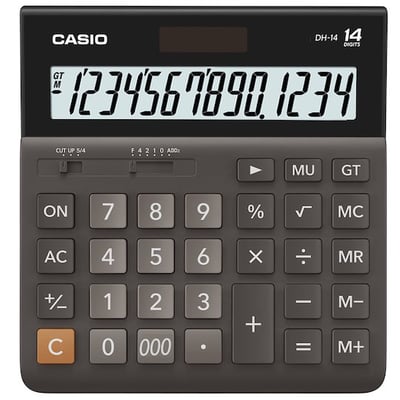 CASIO HESAP MAKİNESİ MASAÜSTÜ DH-14 14 HANE