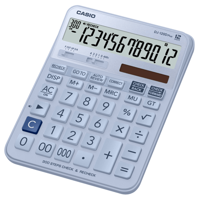 CASIO HESAP MAKİNESİ MASAÜSTÜ DJ-120D-LB-WADP