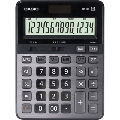 CASIO HESAP MAKİNESİ MASAÜSTÜ DS-3B 14 HANE