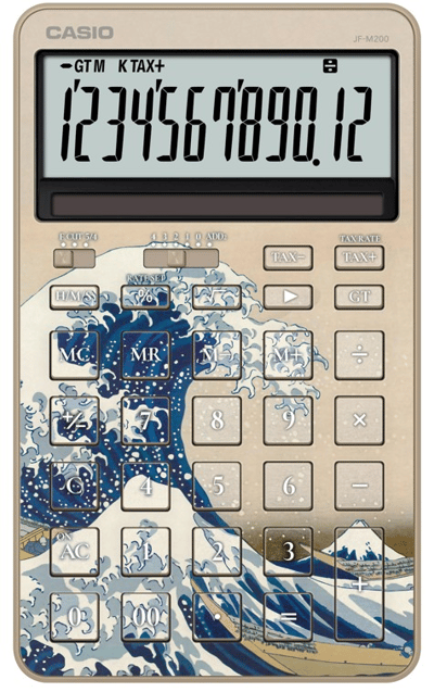 CASIO HESAP MAKİNESİ MASAÜSTÜ JF-M200-TJ-KHK-WDP 12 HANE