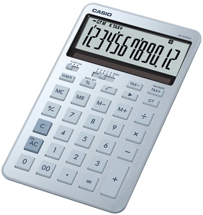 CASIO HESAP MAKİNESİ MASAÜSTÜ JW-200DQ-BU-W-DP