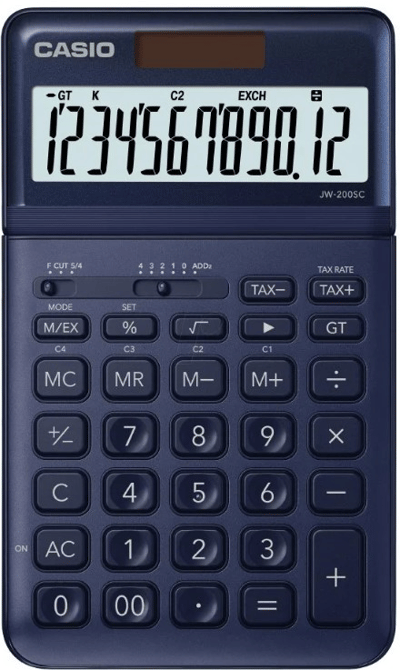 CASIO HESAP MAKİNESİ MASAÜSTÜ JW-200SC-NY LACİ