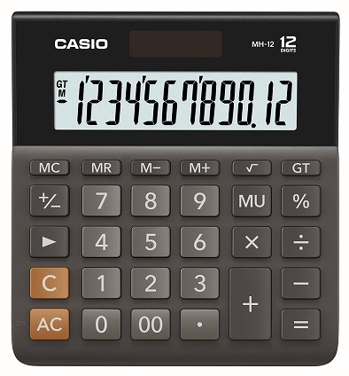 CASIO HESAP MAKİNESİ MASAÜSTÜ MH-12 12 HANE