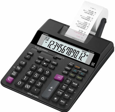 CASIO HESAP MAKİNESİ ŞERİTLİ HR-150RC 12 HANE