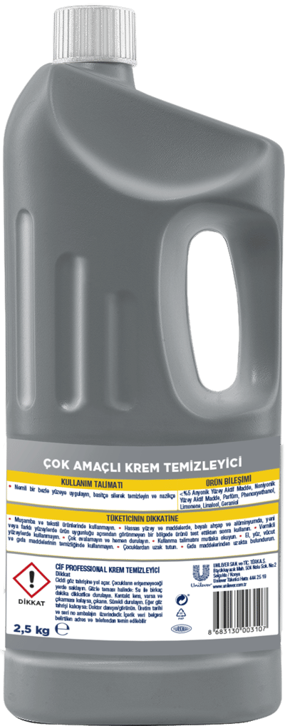 CİF PROFESSIONAL ÇOK AMAÇLI KREM TEMİZLEYİCİ 1900 ML 68686231