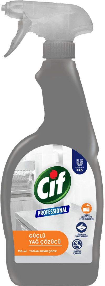 CİF PROFESSIONAL GÜÇLÜ YAĞ ÇÖZÜCÜ SPREY 750 ML 68686180