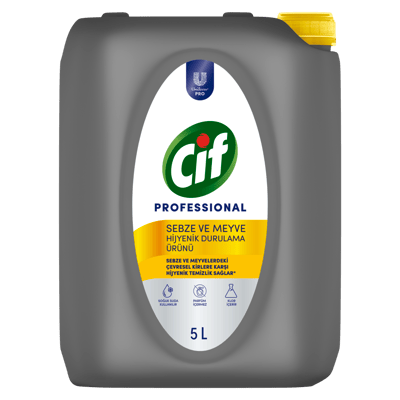 CİF PROFESSIONAL SEBZE VE MEYVE HİJYENİK DURULAMA ÜRÜNÜ 5L 65635824