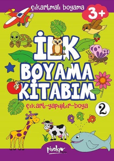 Çıkartmalı İlk Boyama Kitabım 3+ Yaş-2