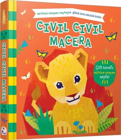 Cıvıl Cıvıl Macera Açtıkça Uzayan Göbek Üstü Etkinlik Kitabı (Ciltli)