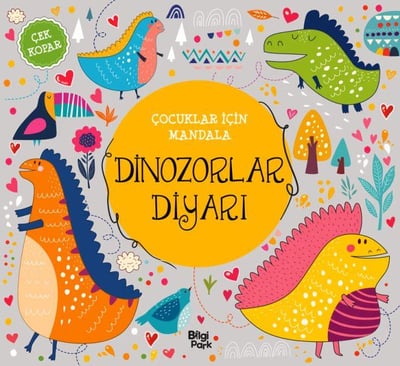 Çocuklar İçin Mandala - Dinozorlar Diyarı