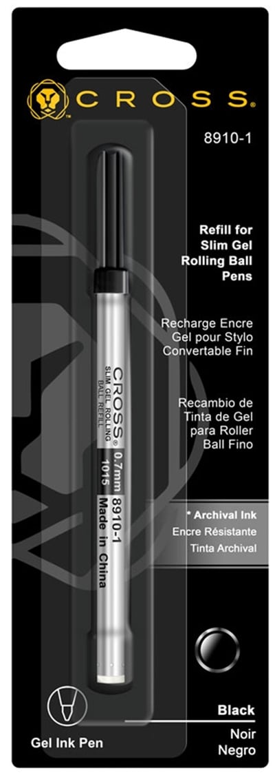 CROSS ROLLER KALEM  REFİLİ İNCE JEL SİYAH 8910-1