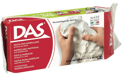 DAS SERAMİK KİLİ 1/2 KG BEYAZ 387000
