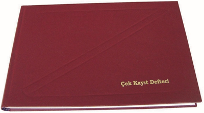 DİLMAN ÇEK KAYIT DEFTERİ CİLTLİ 17x24  96 YP 1405