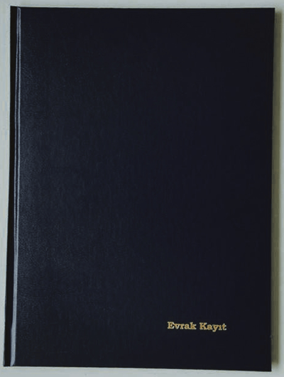 DİLMAN EVRAK KAYIT DEFTERİ CİLTLİ 22.5x32  96 YP 5012
