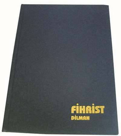 DİLMAN FİHRİST CİLTLİ SERT KAPAK 14x20  8 YP 14 BASAMAK 1002