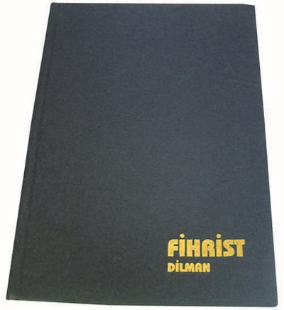 DİLMAN FİHRİST CİLTLİ SERT KAPAK 14x20 24 YP 14 BASAMAK 1006