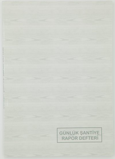 DİLMAN GÜNLÜK ŞANTİYE VE RAPOR DEFTERİ KARTON KAPAK A4 100 YP 5350