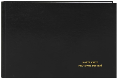 DİLMAN HASTA KAYIT PROTOKOL DEFTERİ CİLTLİ 22.5x32  96 YP YATAY 5040