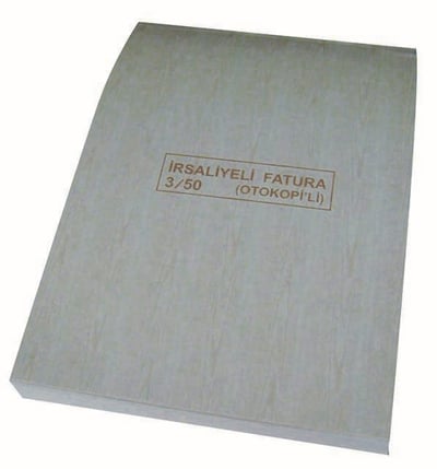 DİLMAN İRSALİYELİ FATURA 3/50 4 NÜSHA 4124