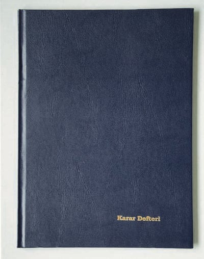 DİLMAN KARAR DEFTERİ CİLTLİ 22.5x32 192 YP 5033