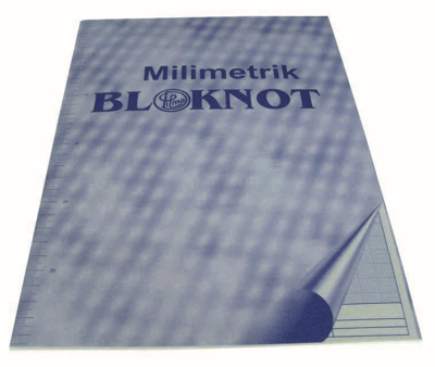 DİLMAN MİLİMETRİK BLOK A3 MAVİ 30 YP 2120