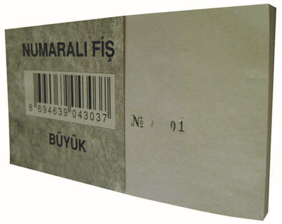 DİLMAN NUMARALI FİŞ BÜYÜK 7.5x13 4303