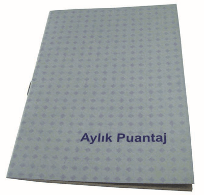 DİLMAN PUANTAJ DEFTERİ AYLIK CEP TİPİ 3204