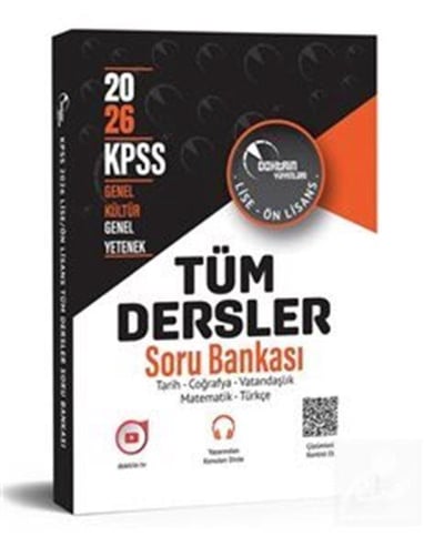 Doktrin Yayınları 2026 Kpss Lise Önlisans Genel Kültür Yetenek Tüm Dersler Tek Kitap Soru Bankası