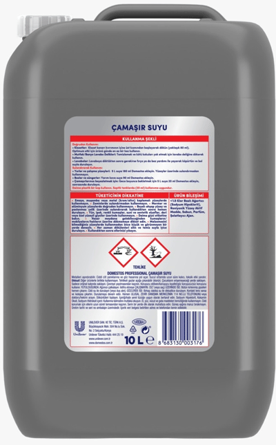 DOMESTOS PROFESSİONAL ÇAMAŞIR SUYU 10 LT TS BELGELİ 68940731