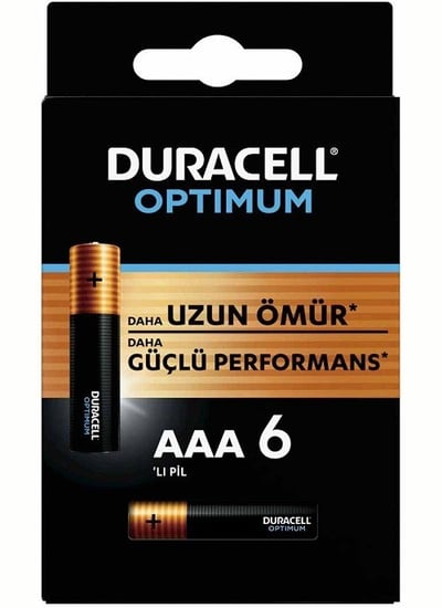 Duracell Optimum Aaa İnce Kalem Pil (6'Lı Paket)