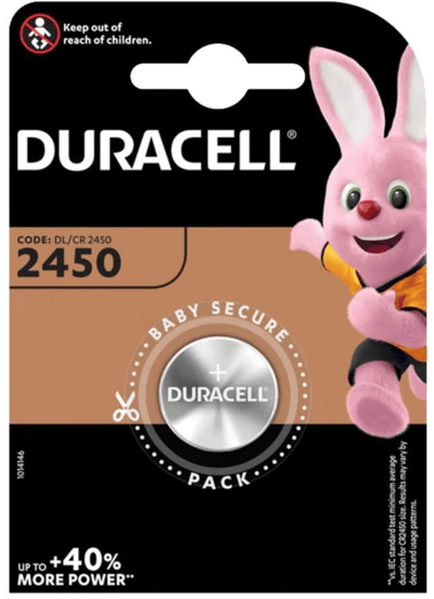 DURACELL PİL DÜĞME 3V TEKLİ 2450