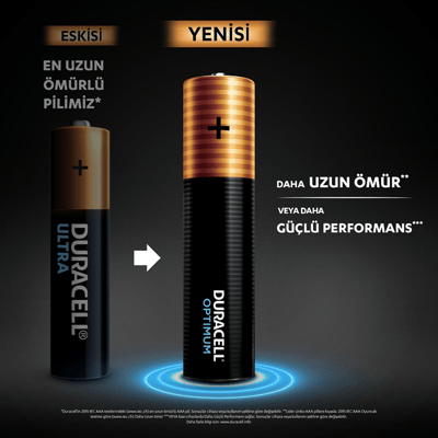 DURACELL PİL OPTIMUM 4 LÜ AA KALEM